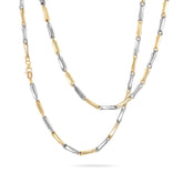 Yellow & White Gold Necklace (51cm) - Dracakis Jewellers